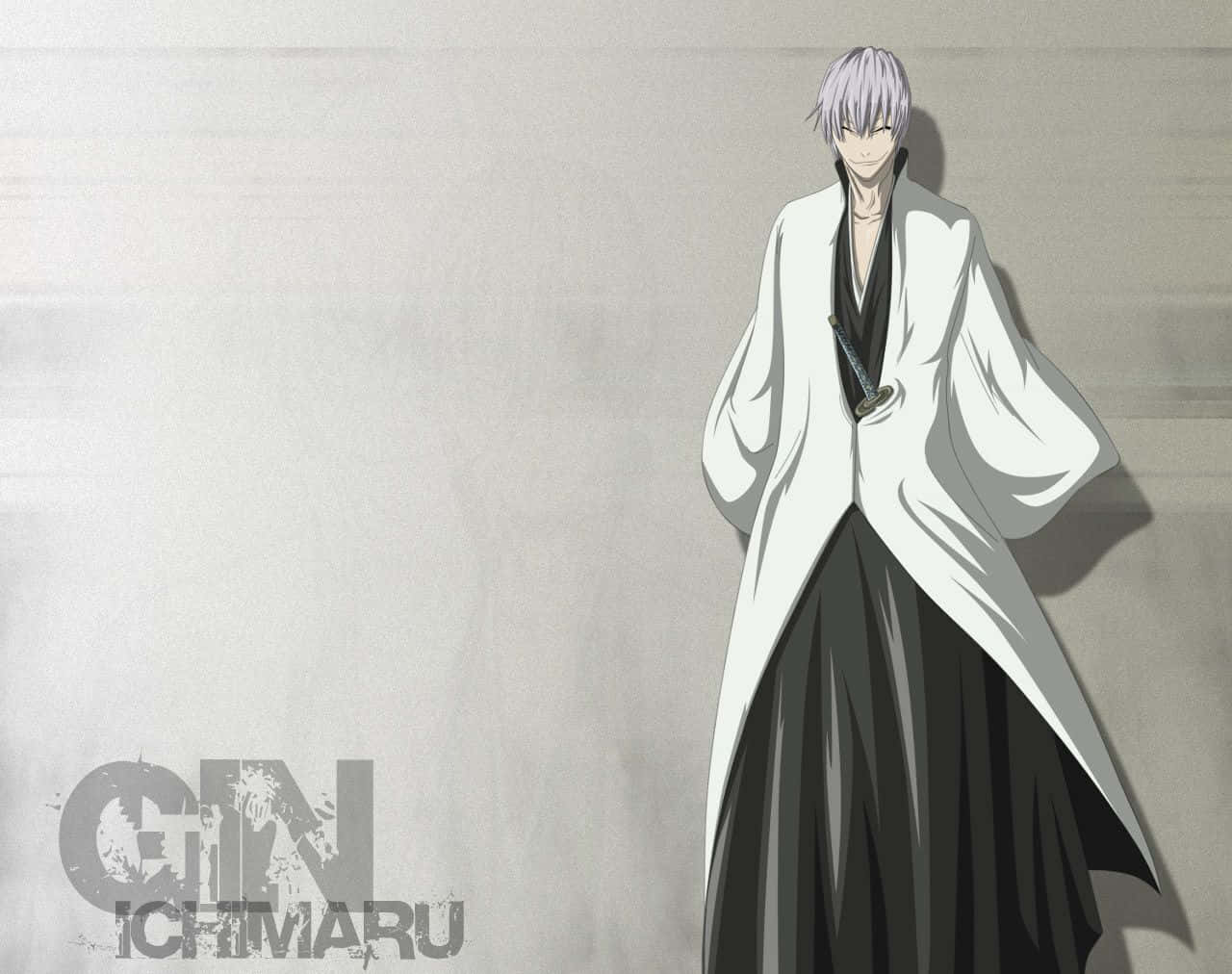 Gin Ichimaru, the dangerous and powerful Soul Reaper Wallpaper