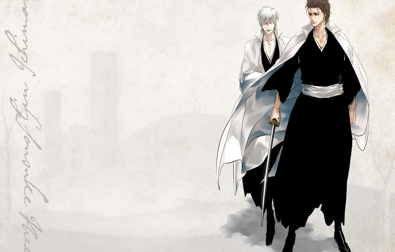 Gin Ichimararu, Captain of Squad Three and An Ex-Soul Reaper From Soul Society" Wallpaper