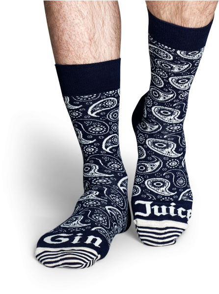 Gin Juice Themed Socks PNG