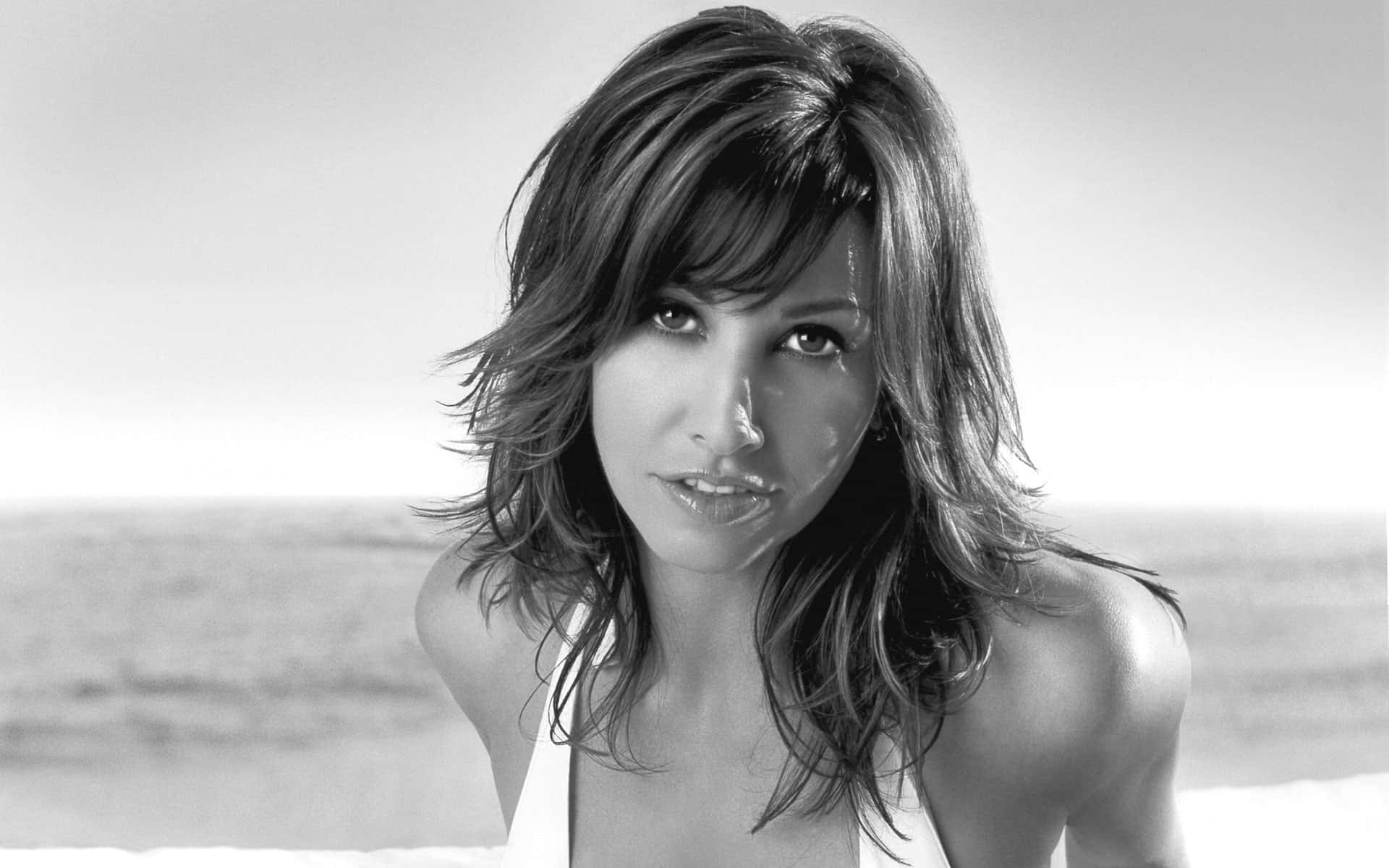 Gina Gershon Elegant Portrait Wallpaper