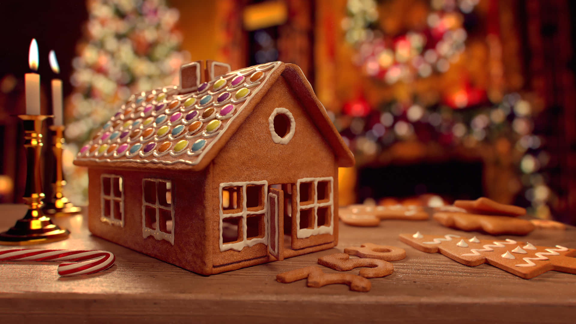 Delicious and Festive Gingerbread House