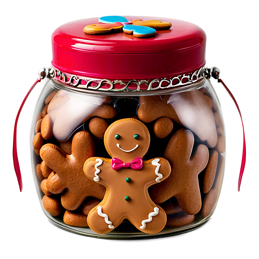 Download Gingerbread Cookie Jar Png 05212024 | Wallpapers.com