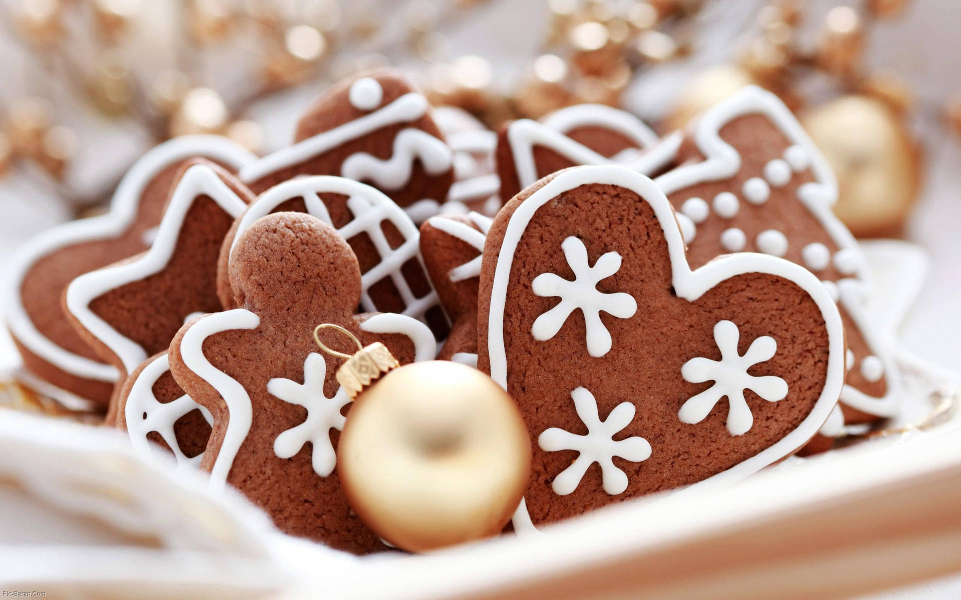 Gingerbread Cookies Close-up Photo