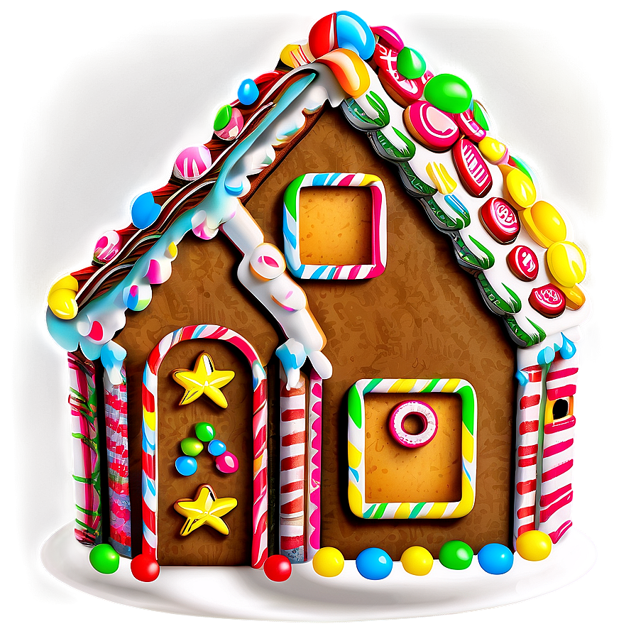 Gingerbread House Kit Png 22 PNG
