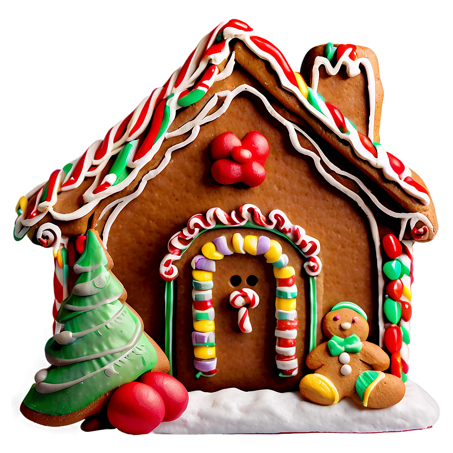 Download Gingerbread House Kit Png 72 | Wallpapers.com