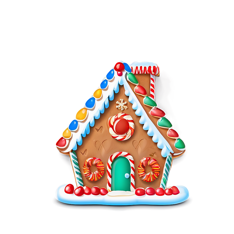 Gingerbread House Kit Png Wpv52 PNG