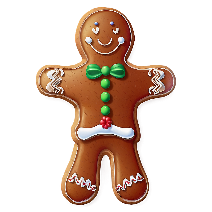 Download Gingerbread Man Decoration Png 05212024 | Wallpapers.com