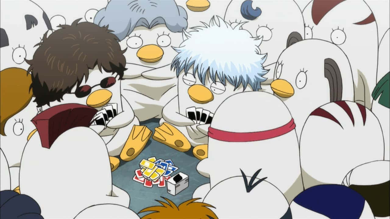 Gintama Elizabeth En Personages Kaartspelen Achtergrond