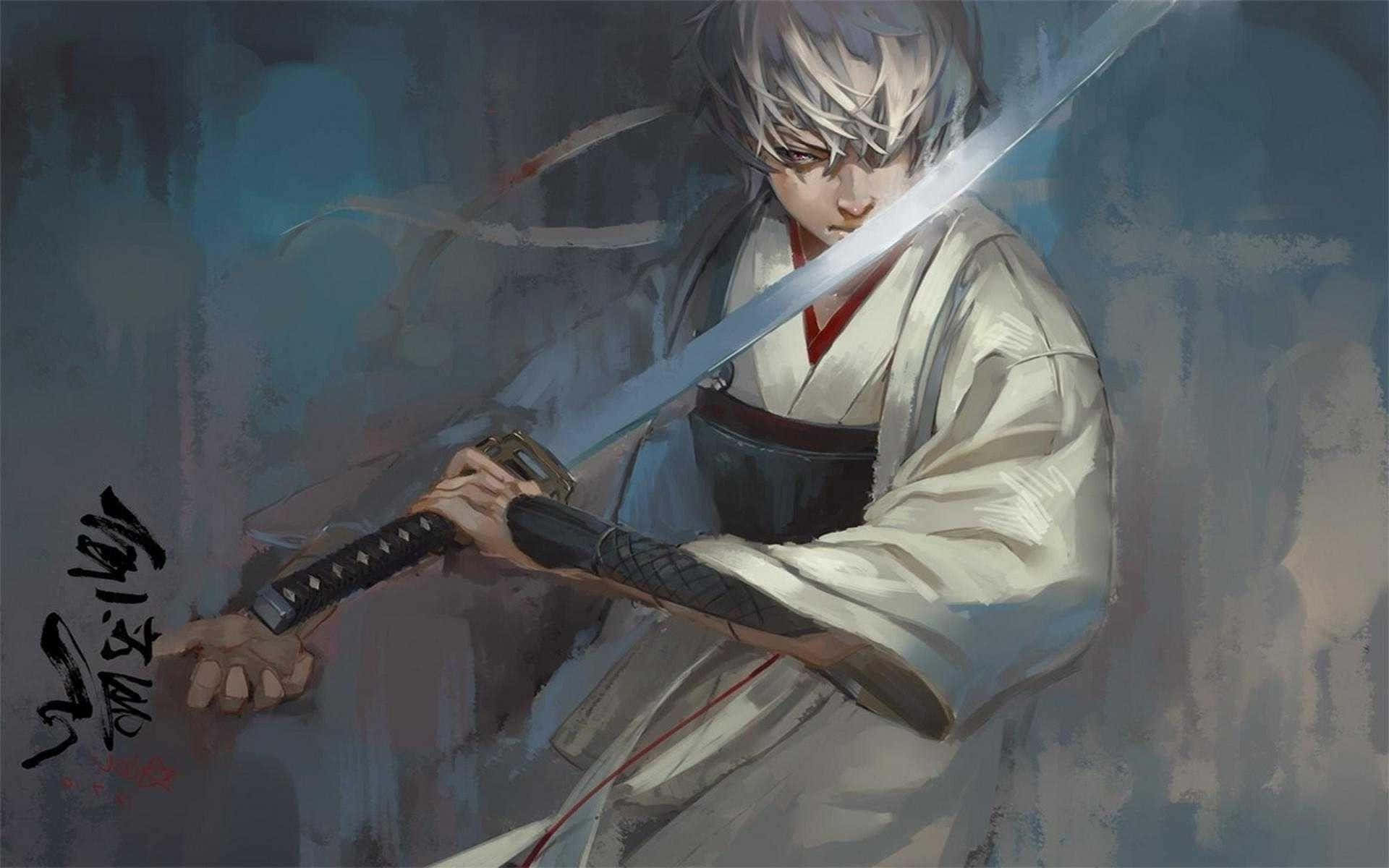Gintoki Sakata, The Eccentric Samurai Wallpaper