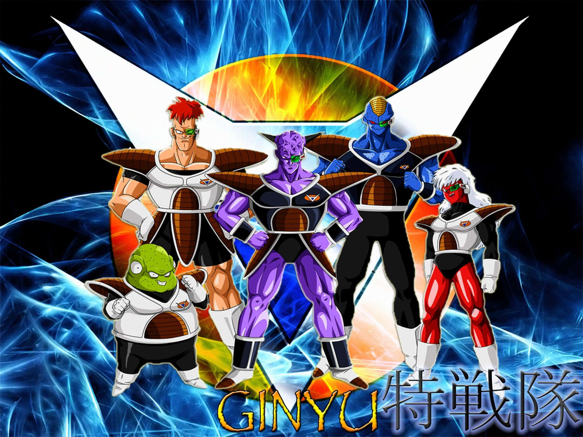 The Ginyu Force ready for battle Wallpaper