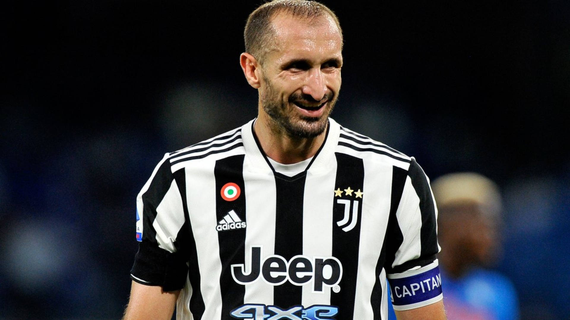 Giorgiochiellini Juventus Fc Feliz Sonrisa Fondo de pantalla