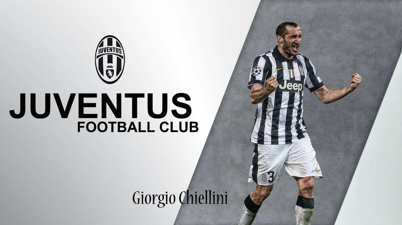 Pósterdel Logotipo De Giorgio Chiellini, Jugador Del Club De Fútbol Juventus. Fondo de pantalla