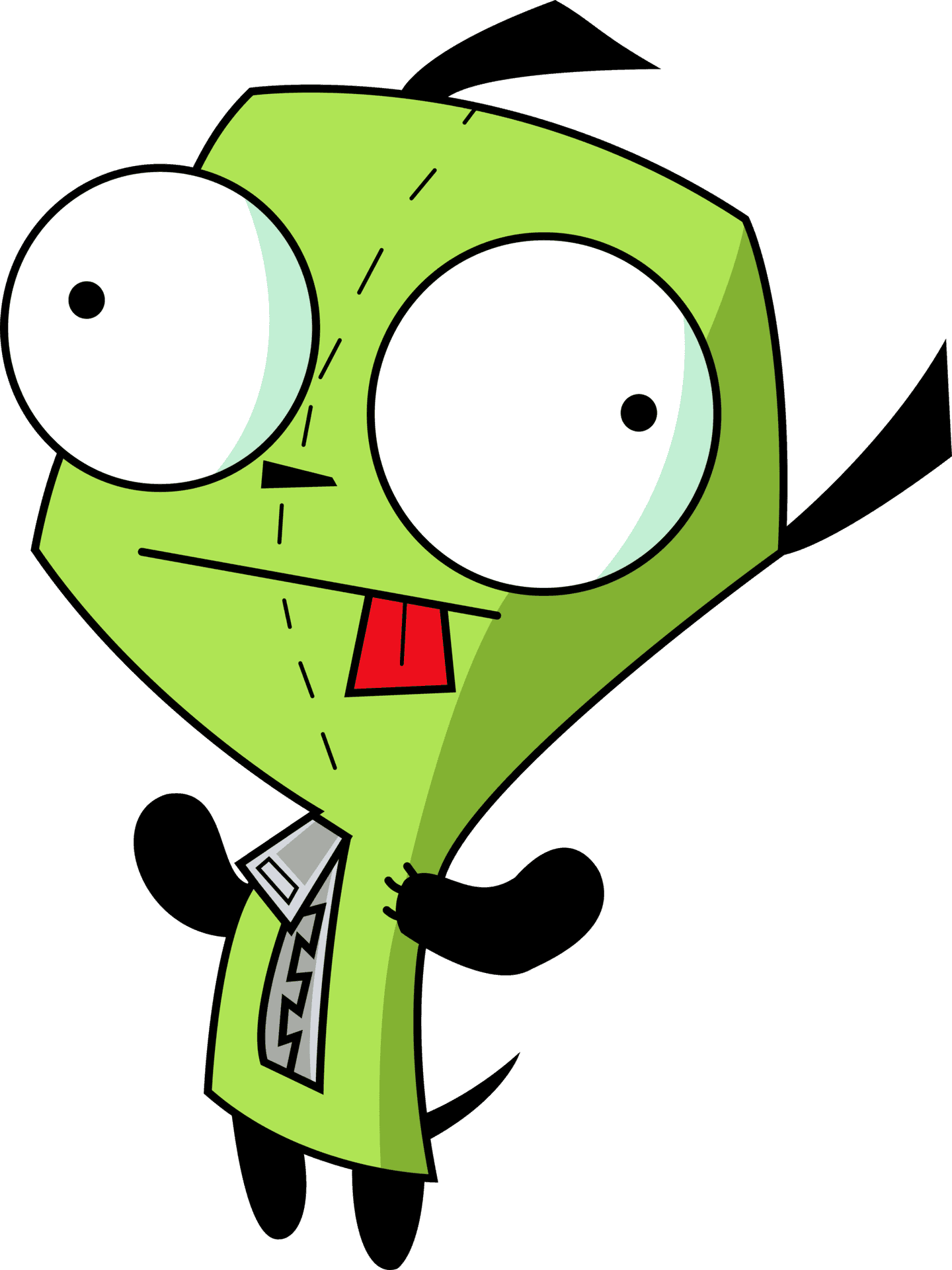 Gir Cartoon Character Standing PNG