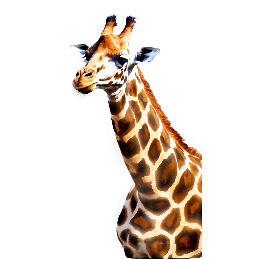 Giraffe Blend Into Nature Png Pbo PNG