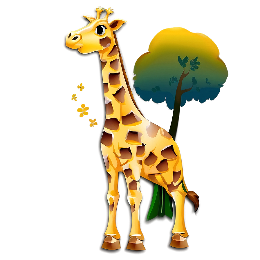 Giraffe Shadow Art Png 50 PNG