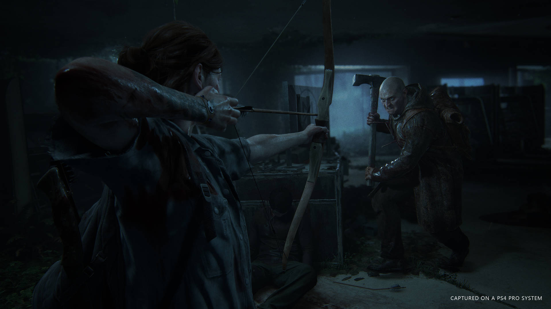 Girl Aiming With Bow In The Last Of Us 4K Wallpaper