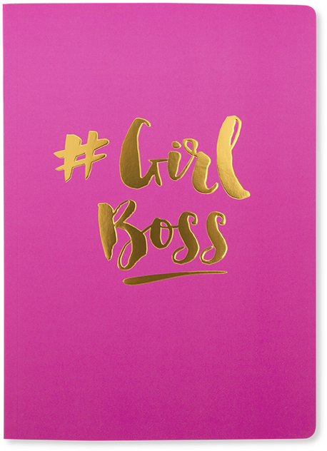 Download Girl Boss Diary Cover | Wallpapers.com