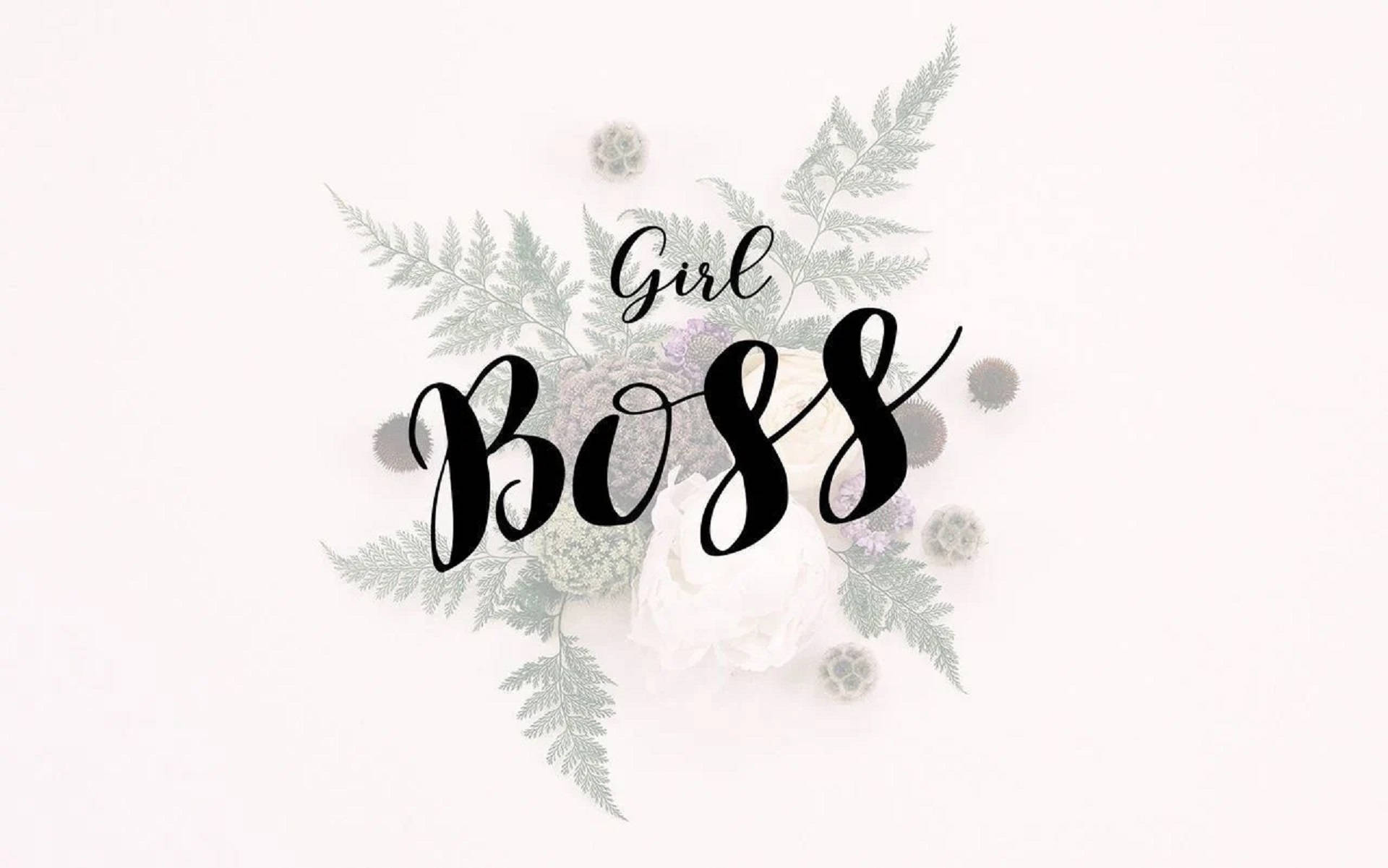 Empowered and Elegant: Portrait of a Girl Boss Wallpaper