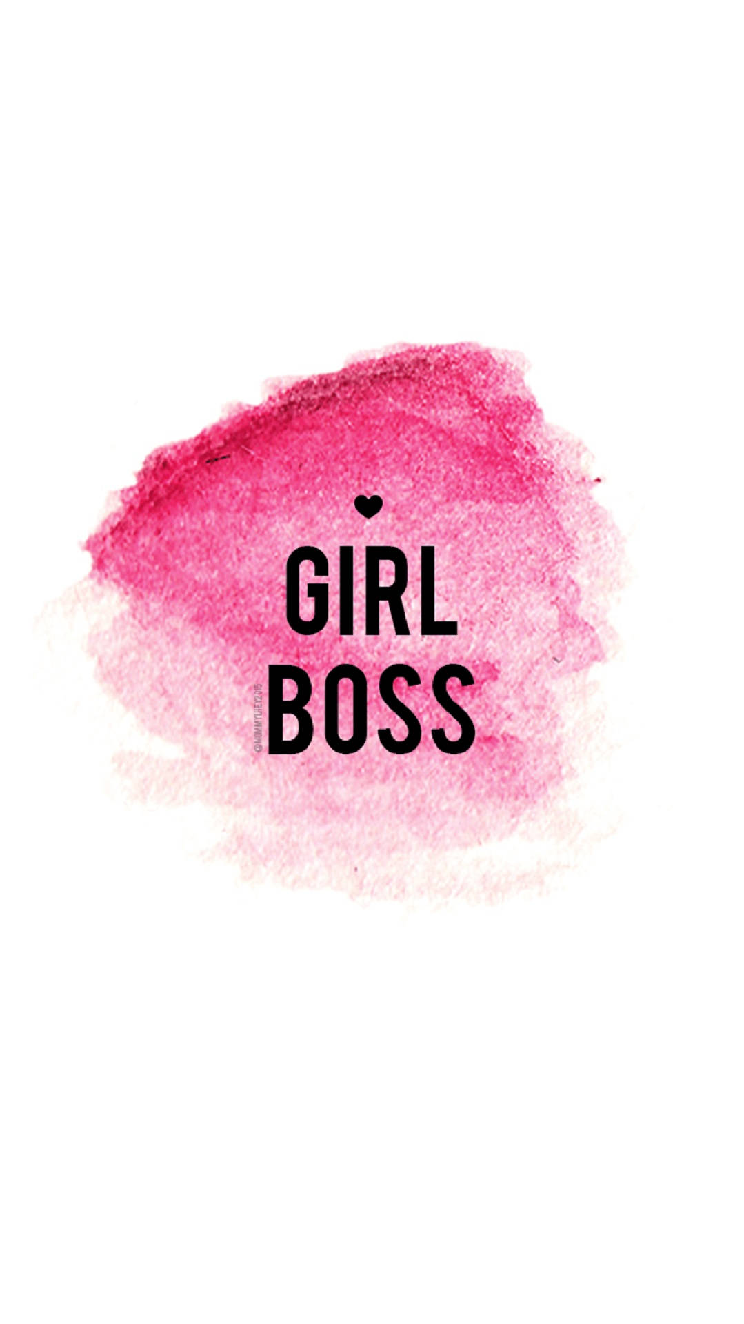 Girl Boss With Pink Lipstick Shade