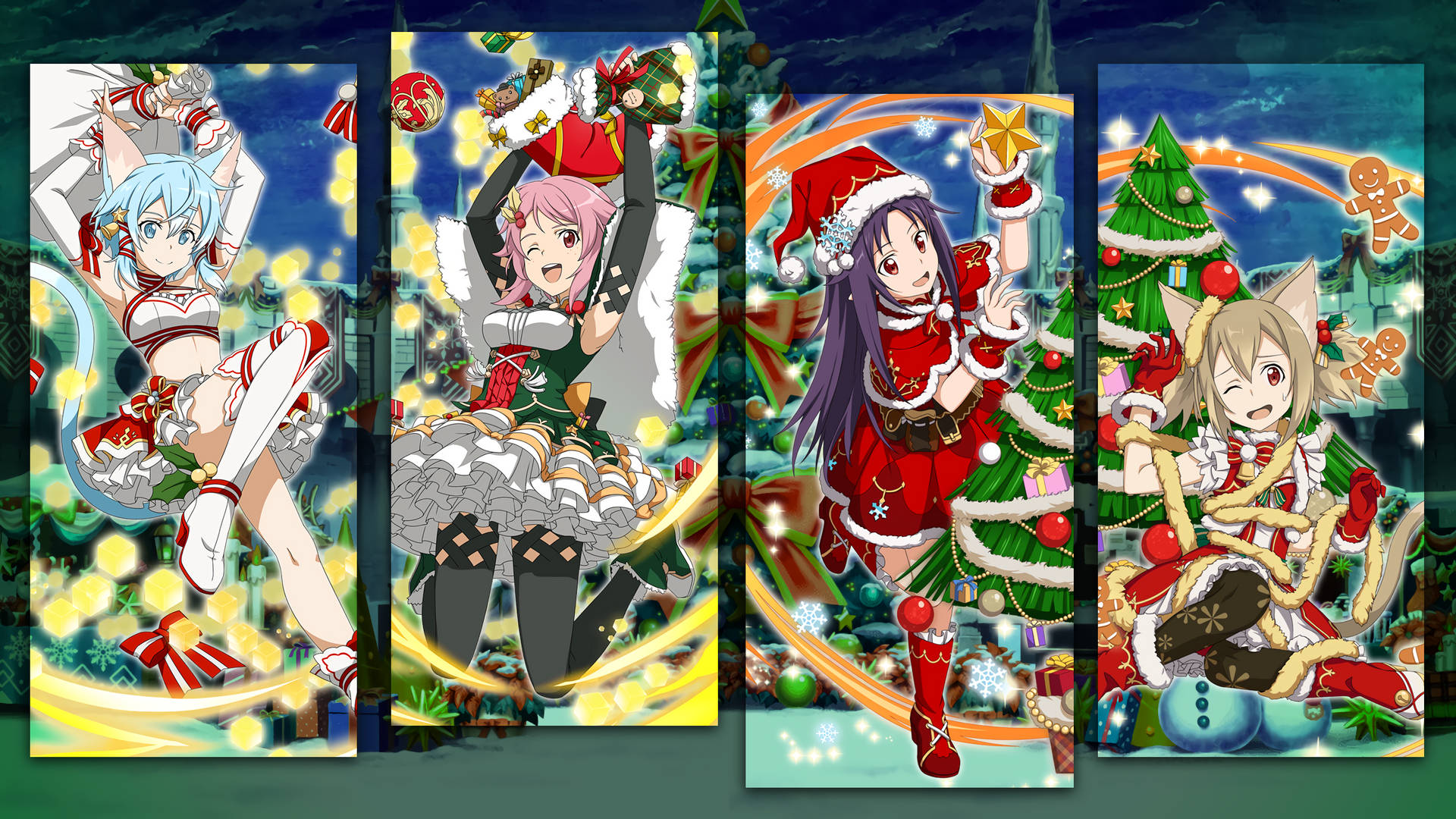 Girl Characters Anime Christmas