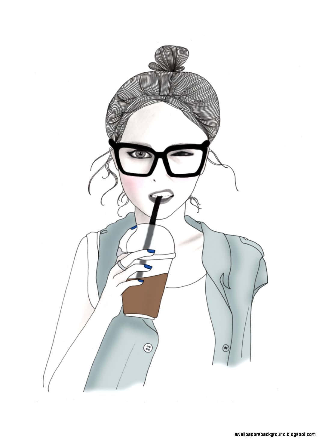glasses drawing tumblr
