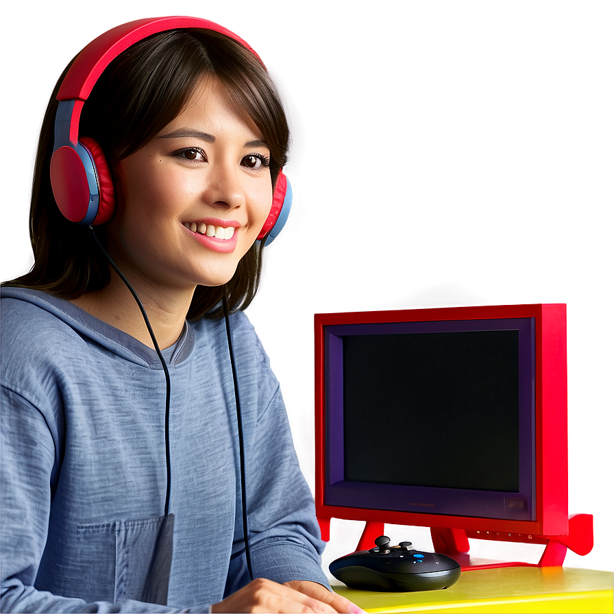 Girl Gamer Icon Png 95 PNG