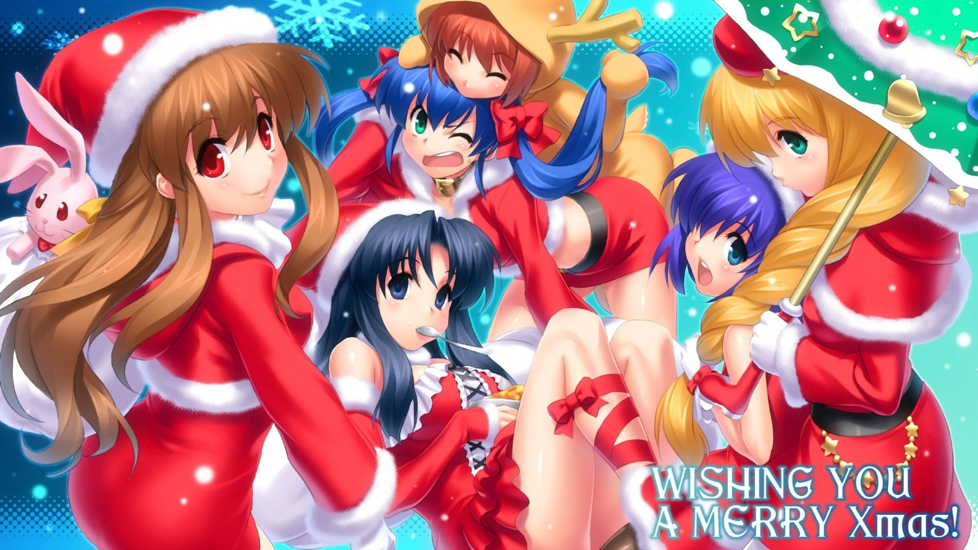 Girl Group Anime Christmas