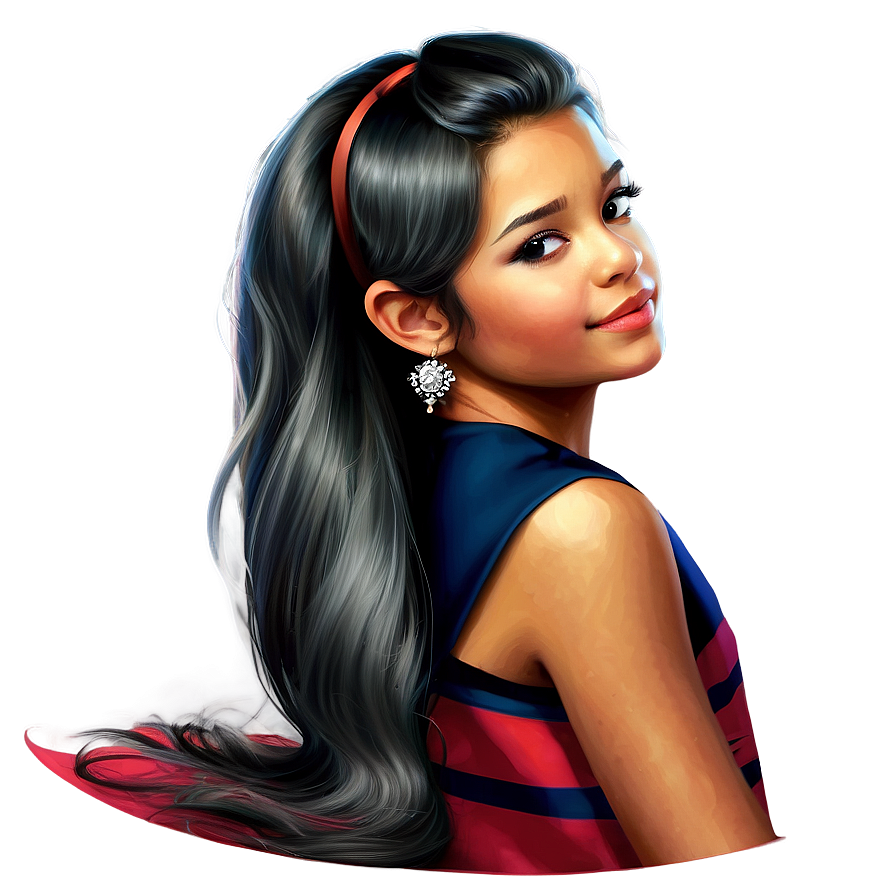 Girl Hair Art Png Yyq PNG