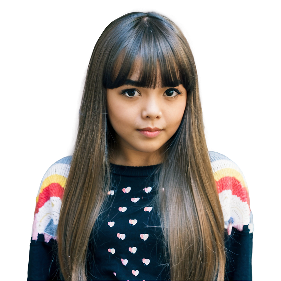 Girl Hair Bangs Png Dut PNG