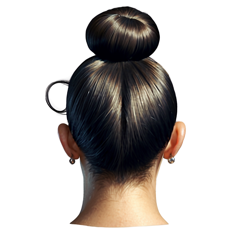 Girl Hair Bun Png 58 PNG