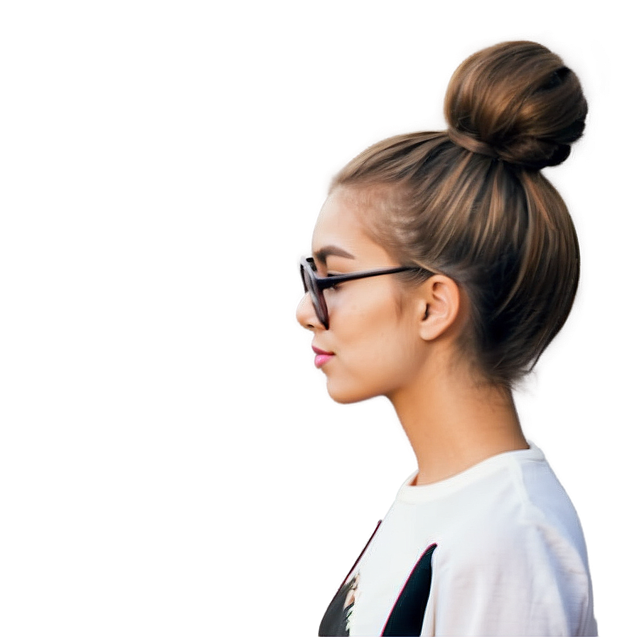 Girl Hair Bun Png Axl PNG