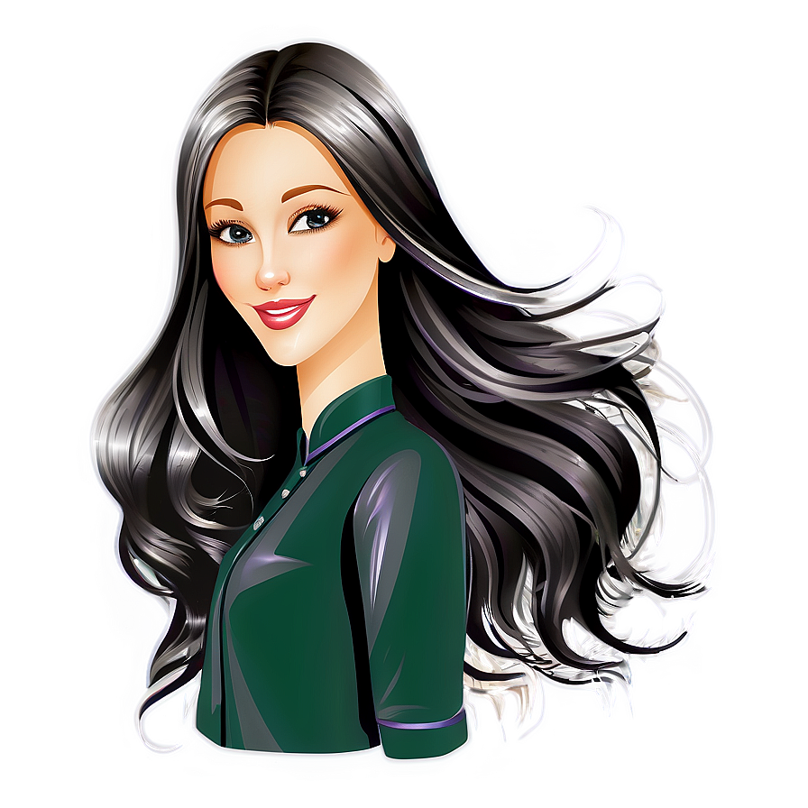 Girl Hair Clipart Png Bmi55 PNG