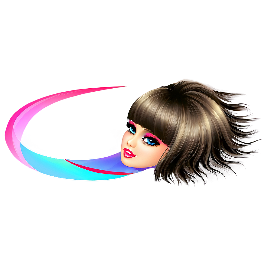 Girl Hair Fashion Png Etr PNG