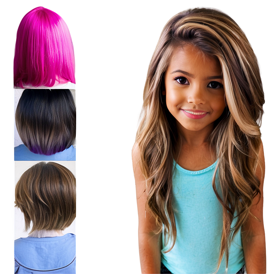 Girl Hair Highlights Png Atw PNG