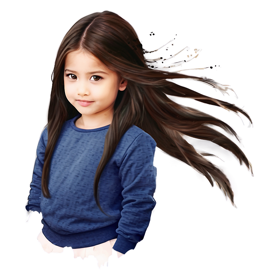 Girl Hair Watercolor Png 85 PNG