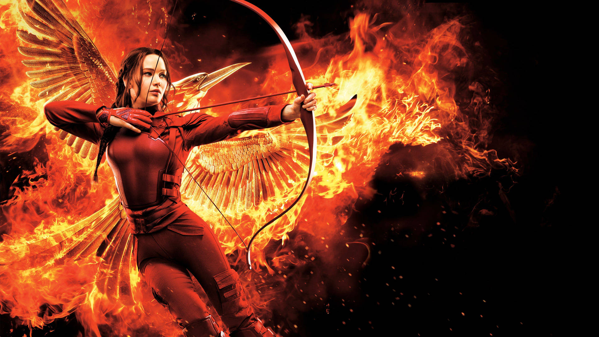 Girl On Fire The Hunger Games Wallpaper