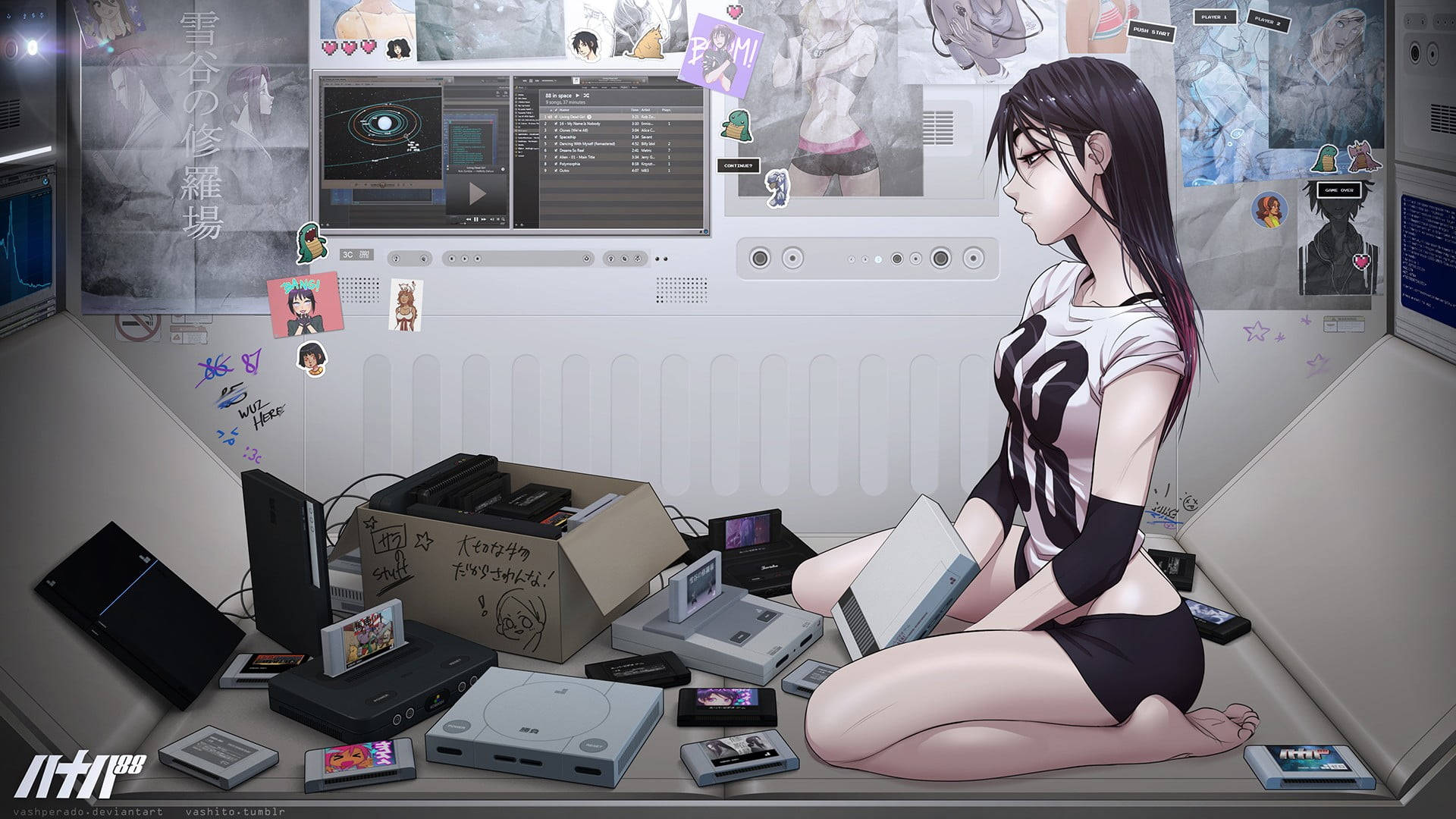 Girl Packing Up Desk Picture
