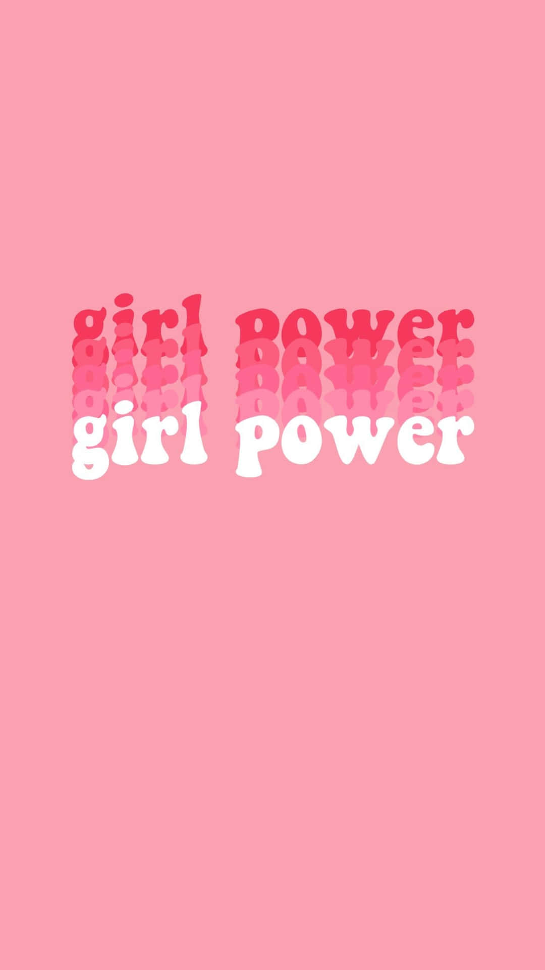 Girl Power Pink Backdrop Wallpaper