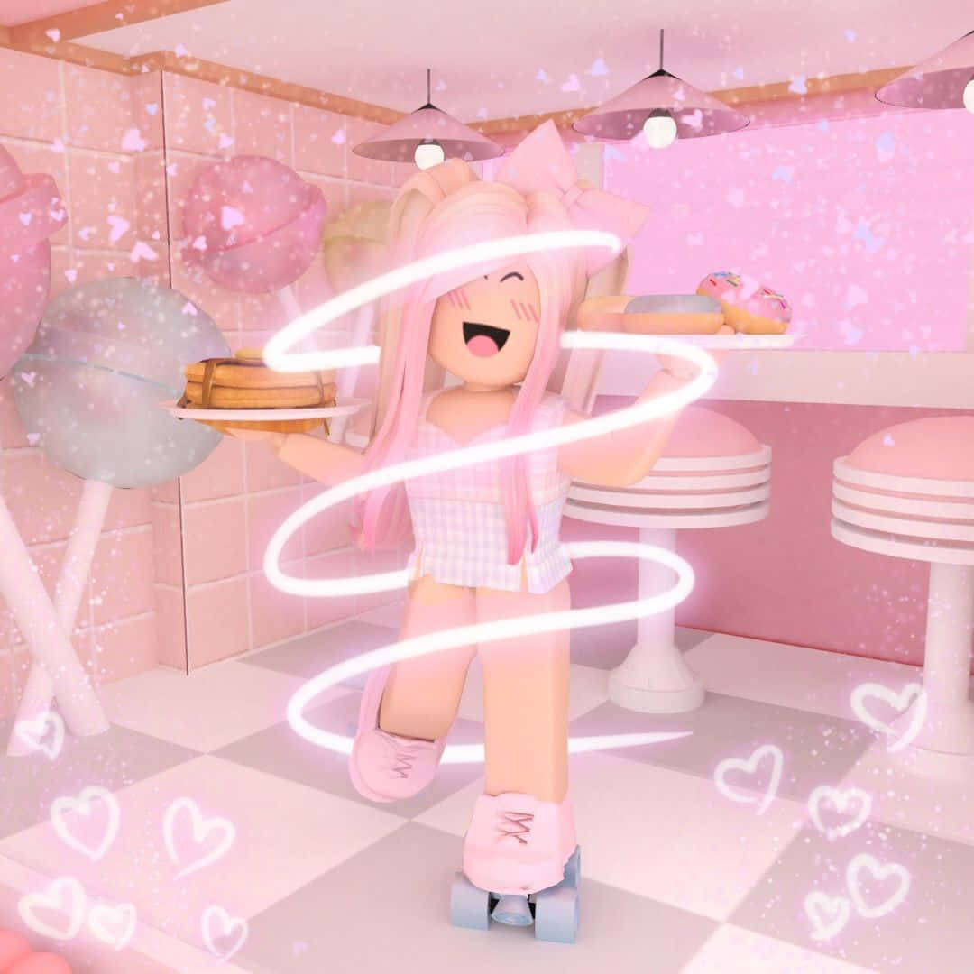 Aesthetic Pink Girl Roblox Picture