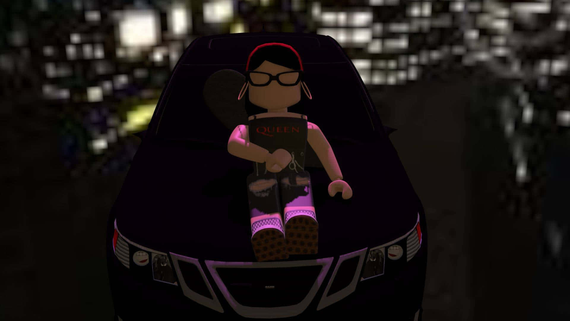Girl Roblox Black Car Picture