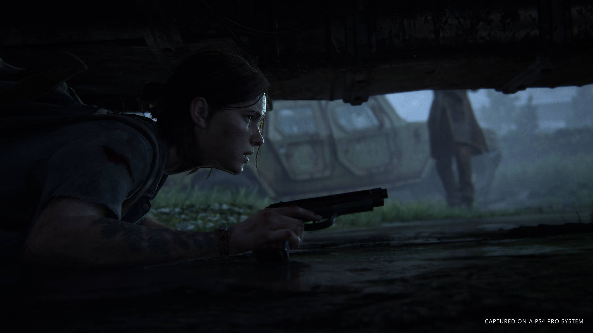 Download Girl Under A Car In The Last Of Us 4k Wallpaper