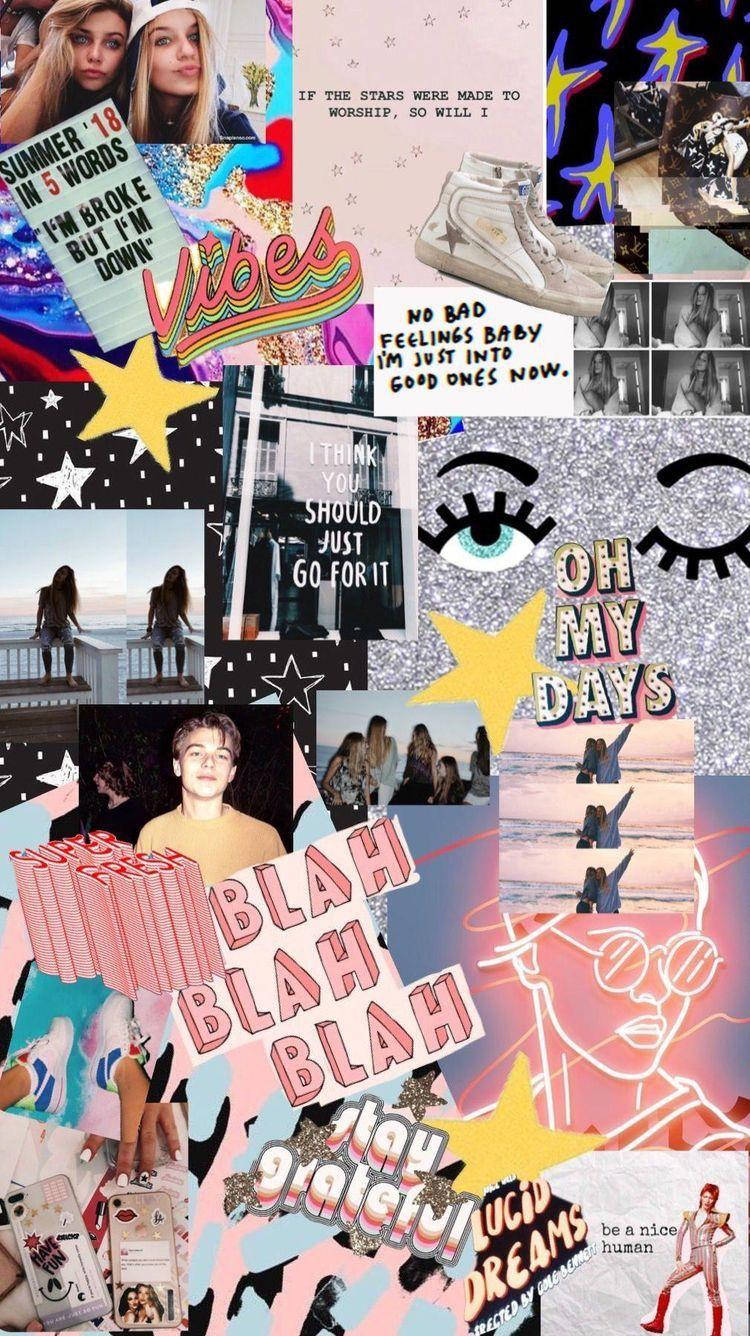 Girl Vibes Aesthetic Collage