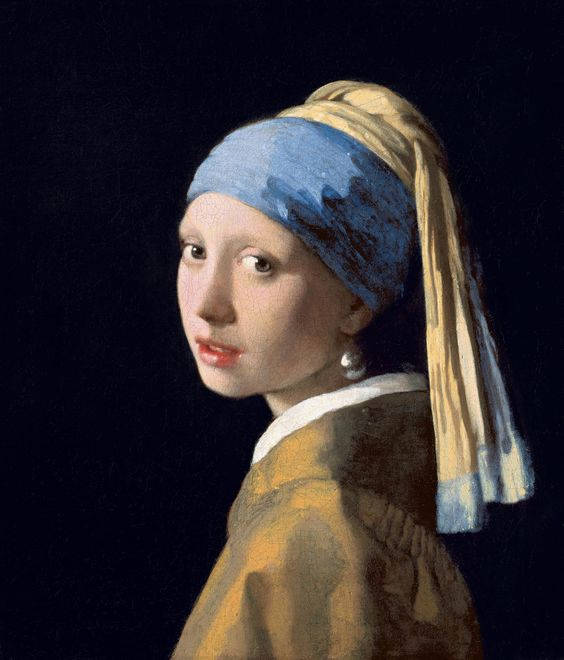 Girl With A Pearl Earring Famous Painting Wallpaper