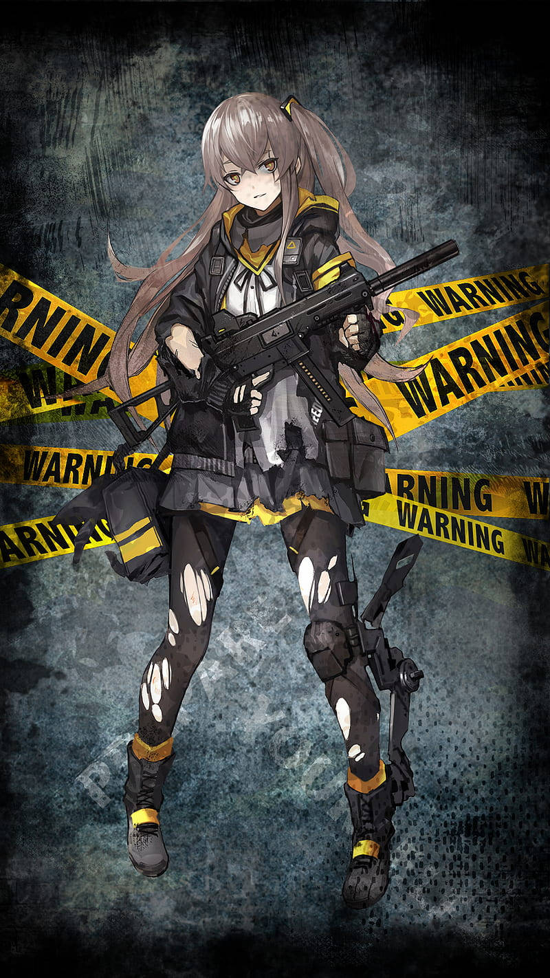 Girl’s Frontline Anime Shooting Wallpaper