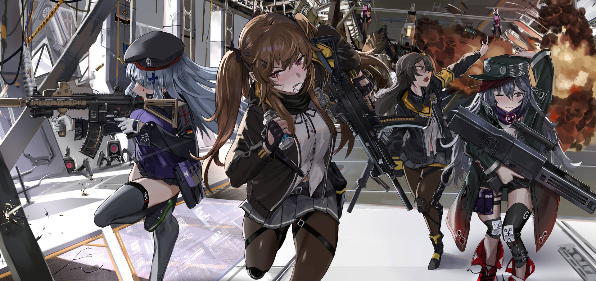 Girls Frontline Characters On Attack