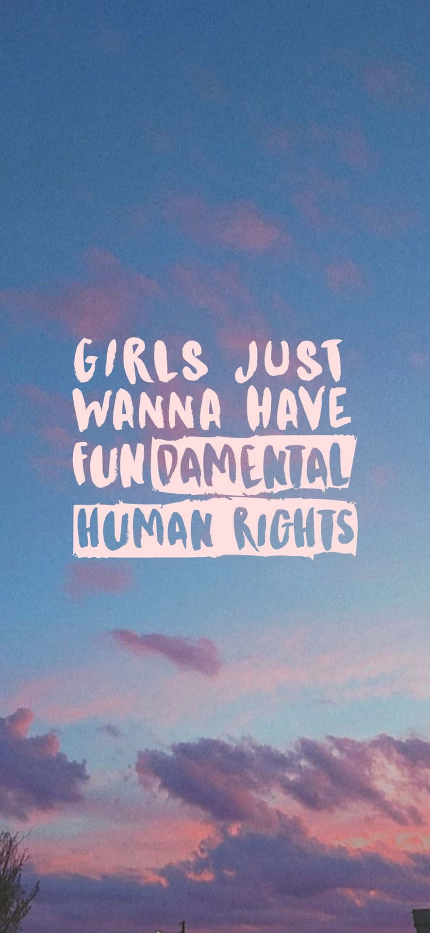 Girls Fundamental Human Rights Wallpaper