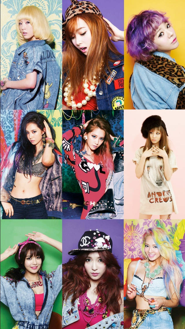 Girls' Generation I Got A Boy Collage Wallpaper