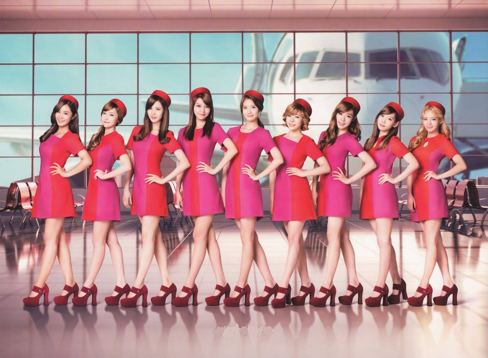 Girls Generation Snsd Flight Attendant Wallpaper
