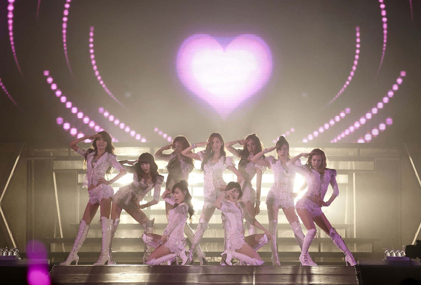 Girls Generation Stage Performance Wallpaper