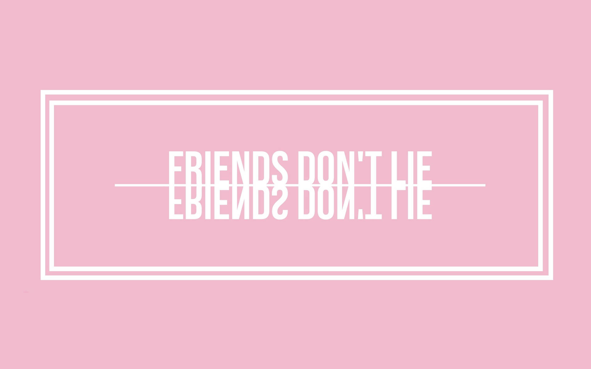 Girls Pink Aesthetic Friends Quote
